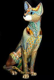 Cat Sculpter Kedi Sanati Kedi Meksika Sanati