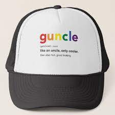 Funny Guncle Definition Print Trucker Hat Zazzle Com Trucker Hat Definition Prints Trucker