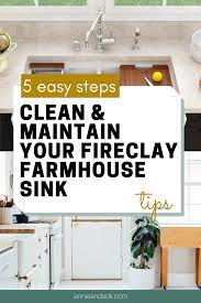 Though fireclay sinks are resilient. Clean Maintain Your Fireclay Sink With These 5 Simple Tips Fireclay Sink Fireclay Farmhouse Sink Farmhouse Sink
