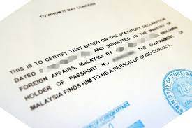 The malaysian certificate of good conduct? Good Conduct Certificate Application Home Facebook
