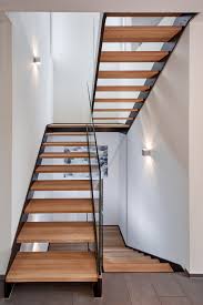 Whether installing stairs and railings by yourself or hiring professionals, a good knowledge of stair parts terminology types of staircases. Metal Staircase With Wooden Steps Treppe Treppe Haus Architektur Innenarchitektur
