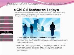 Ia memberi tenaga mereka dan menjadikan mereka menjadi. Keusahawanan 1
