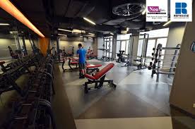 Neoflex With Graphics Rubber Fitness Flooring Triangle Motif Virgin Active Empire Sathron Bangk Gym Flooring Rubber Floor Workouts