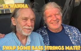 Me playing some blues with good friends. Guitarist passed away today.