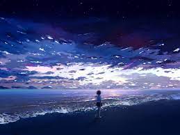 Get us on google play store. Desktop Wallpaper Anime Girl Seashore Beach Art Hd Image Picture Background Cbd89d