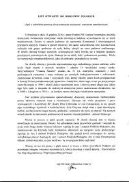 LIST OTWARTY DO BISKUPÓW POLSKICH !