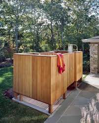 Top 60 Best Outdoor Shower Ideas Enclosure Designs Outdoor Shower Enclosure Outdoor Bathroom Design Outdoor Shower