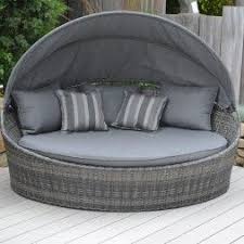 Creative Living Seattle Loungeinsel Geflecht Sonneninsel Loungemobel Garten Und Freizeit Loungeinsel Gartenmuschel Lounge