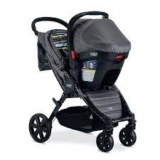 Britax Pathway B Safe 35 Travel System In Crew Grey Travel System Car Seat And Stroller Baby Car Seats
