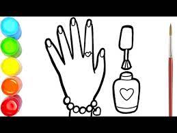 Tambahan gambar bintang di bagian punggung menambah percaya diri pada si kuda poni. Menggambar Dan Mewarnai Jari Tangan Dan Perias Kuku Untuk Anak Anak Ara Plays Art Youtube