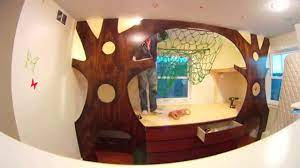 Treehouse ideas will fill the minds of many families with kids or even when babies are still on their way. Diy Kid S Indoor Treehouse Bedroom Makeover Time Lapse On A Budget W A Hammock Youtube