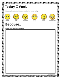 Feelings Journal Helping Kids Express Their Feelings Kids Journal Counseling Kids Emotions Activities