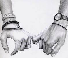 Black And White People Holding Hands Art D1a3744355f95e4401ea8191b5d67da8 Jpg 236 202 Holding Hands Drawing How To Draw Hands Couple Drawings