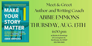 Meet & Greet Author and Writing Coach Abbie Emmons...
