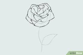 21 how to draw a rose step by step for kids easy. 9 Ways To Draw A Flower Wikihow