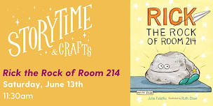 Storytime and Crafts: Rick the Rock of Room 214
