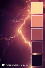 6 Color Palettes Inspired By Storms Warm Lightning Color Scheme Maroon Color Palette Color Palette Yellow Color Palette Design