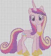 My Little Pony Inspired Pattern Princess Cadence Nature Cross Stitch Cross Stitch Disney Cross Stitch