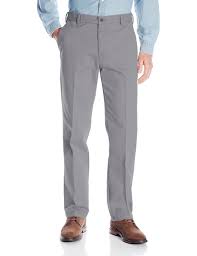 Izod Mens Chino Pants Smoked Pearl Gray Size 36x32 Stretch Straight Fit 58 882 Ebay