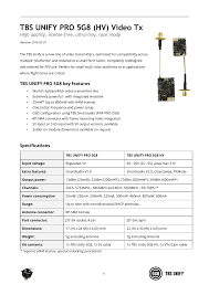 El transmisor de video más . Team Blacksheep Tbs Unify Pro 5g8 Tbs Unify Pro 5g8 Hv Manual Manualzz