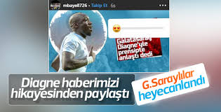 Mbaye diagne konusunda yaptıklarımızdan ötürü çok gururluyum. Mbaye Diagne Den Galatasaray Paylasimi