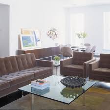 Barcelona low table with top in 15mm clear polished float glass. Knoll International Barcelona Coffee Table Ambientedirect