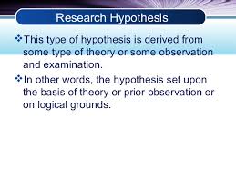 Hypothesis