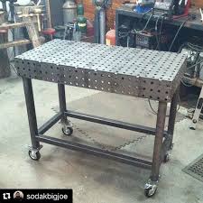 Instagram Photo By Certi Flat Welding Tables Mar 25 2016 At 2 22pm Utc Welding Table Welding Tables Welding Table Diy