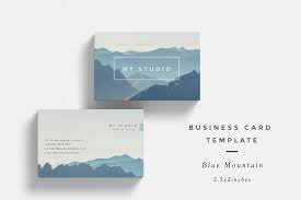 Check spelling or type a new query. Blue Mountain Business Card Template Creative Photoshop Templates Creative Market