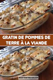 Gratin De Pommes De Terre A La Viande En 2020 Gratin Pomme De Terre Gratin De Pommes Pomme De Terre