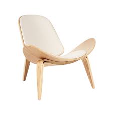 wings chair in natural mid century modern lounge chairs shell chair leather lounge chair