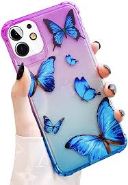 Iphone 8 case rubber pet butterfly case for samsung s8 ps4 controller silicone case blue iphone stickers bts apple iphone 6s case butterfly lg aristo phone case blue iphone case lion butterflies iphone 6 case butterflies. Amazon Com Hzcwxqh Iphone 11 Iridescent Case Cute Gradients Butterfly Designs For Girls Women Shockproof Slim Fit Tpu Cover Protective Phone Case For Iphone 11 6 1 Inch Purple Blue Cell Phones Accessories