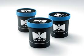 Free Ice Cream Cups Mock Up Ice Cream Cup Mockup Free Psd Free Mockup