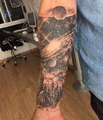 See more ideas about galaxy tattoo, space tattoo, cool tattoos. 30 Pretty Galaxy Tattoos You Will Love Galaxy Tattoo Galaxy Tattoo Sleeve Tattoos