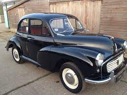 Our Beautifully Restored 1955 Morris Minor Mk 2 Red Leather Interior Working Travelators And Klaxon Horn Reliable And Morris Minor My Dream Car Cool Cars