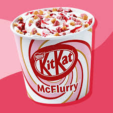 Mcdonald S Has A New Kit Kat Ruby Mcflurry That S Made With Pink Chocolate Mcflurry Mcflurry Flavors Pink Chocolate