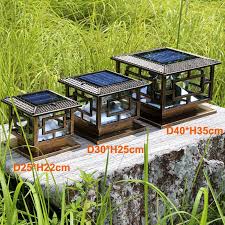 Check spelling or type a new query. D40 H35cm Outdoor Lamp Garden Lights Decoration Garden Solar Pillar Lights Black Or Brown Free Shipping 1pc Solar Lamps Aliexpress