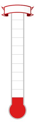 Thorough Money Thermometer Chart Fundraising Thermometer