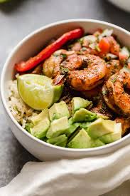 Shrimp Fajita Bowls Recipe Fajita Bowls Seafood Dinner Fajitas