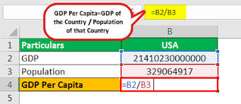 Real gdp is calculated using the formula given below real gdp = (nominal gdp / deflator) * 100 for 1994 real gdp for the base year is equal to the nominal gdp for that year Gdp Per Capita Formula How To Calculate Step By Step