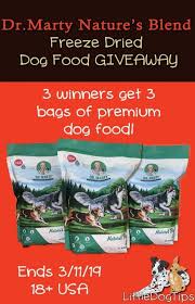 Freeze Dried Vs Dehydrated Dog Food What S The Difference Dr Marty Nature S Blend Giveaway Little Dog Tips