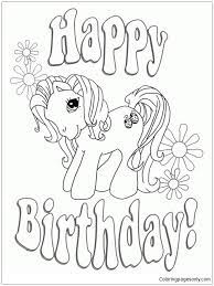 You can download, print and colorize them. Happy Birthday My Little Pony Coloring Pages Cartoons Coloring Pages Coloring Pages For Kids And Adults