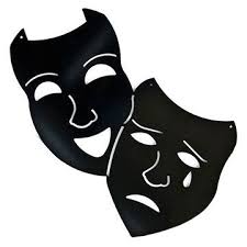 Comedy Tragedy Masks Themed Theatrical Metal Wall Decor Comedy And Tragedy Comedy Tragedy Masks Tragedy Mask