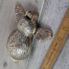 Rated 5 out of 5 stars. Bee Door Knocker Natural Brass Broughtons Lighting Ironmongery