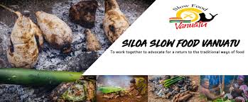 Vanuatu's cuisine incorporates root vegetables like yams and taro, fish and other seafood, tropical nuts, sugarcane, green vegetables, plantains, coconuts, etc., as the core ingredients. Slow Food Vanuatu
