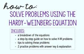 These would you expect to have poor vision and how 7. Hardy Weinberg Problems Worksheets Teaching Resources Tpt