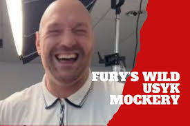 Tyson Fury shocks fans with bizarre inflatable doll stunt mocking Oleksandr  Usyk