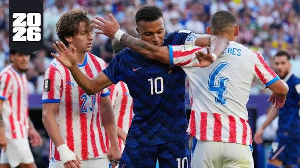 No pudieron contra el goleador! 😳 Kylian Mbappé lanza retador mensaje tras  juego sucio de Paraguay en el Mundial: ''Incluso en eso fuimos mejores que  ellos'' 🗣️🇫🇷⚽🏆🇵🇾 ➡️  https://telediario.mx/deportes/futbol-internacional/mbappe-critica-a ...