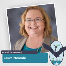 Laura McBride Honored with the 2025 Heron Award for Nonprofit Partner