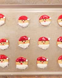 Easy Santa Cookies Recipe Video Recipe Video Christmas Cookies Santa Cookie Recipe Holiday Cookies